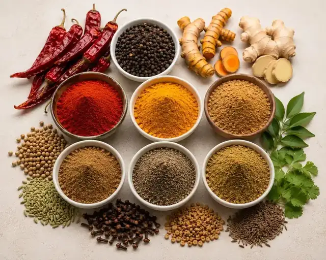Whole spice powder products from Tharun Enterprises