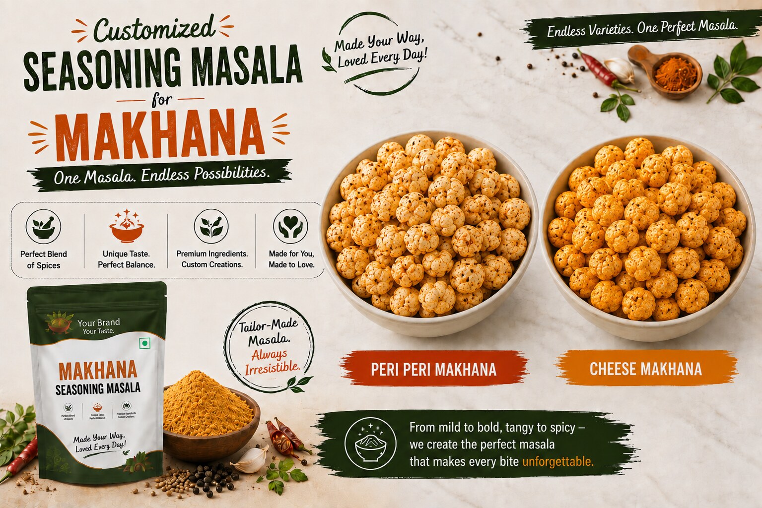 Makhana seasoning from Tharun Enterprises